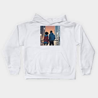 Look at the city Kids Hoodie